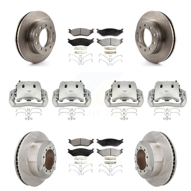 Transit Auto KC8-101100P Disc Brake Kit for 2005-2016 Ford F-450 Super Duty, International CF500, International CF600 & more - Front and Rear product image