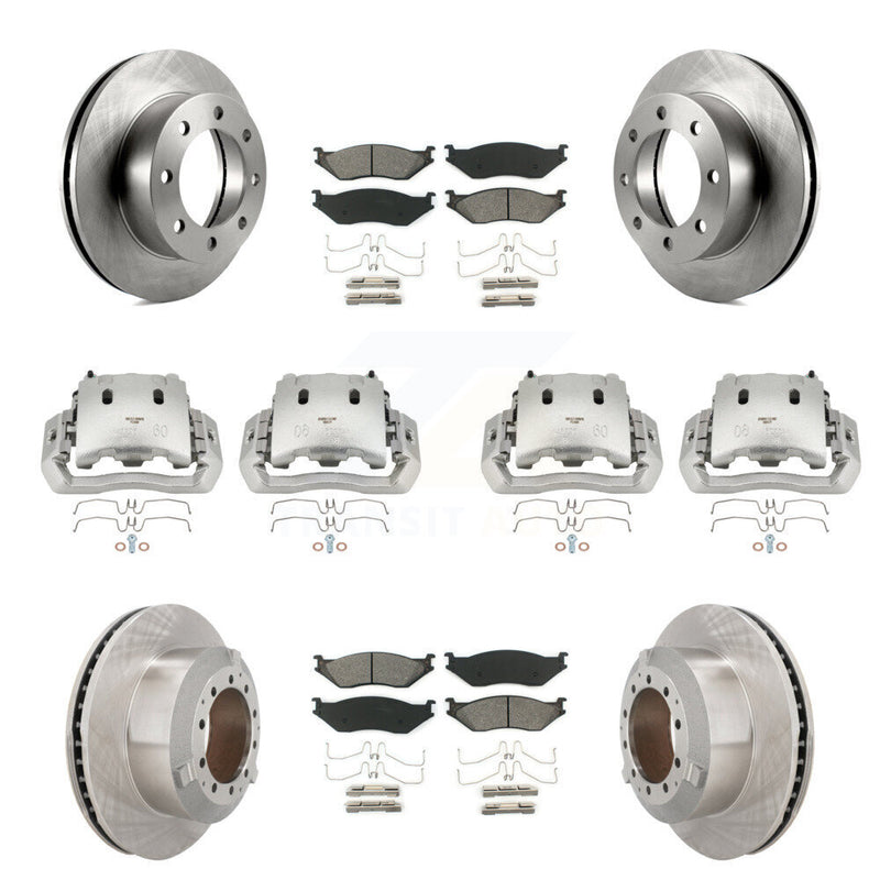 Transit Auto KC8-101104S Disc Brake Kit for 2005-2009 Ford F-450 Super Duty - Front and Rear product image