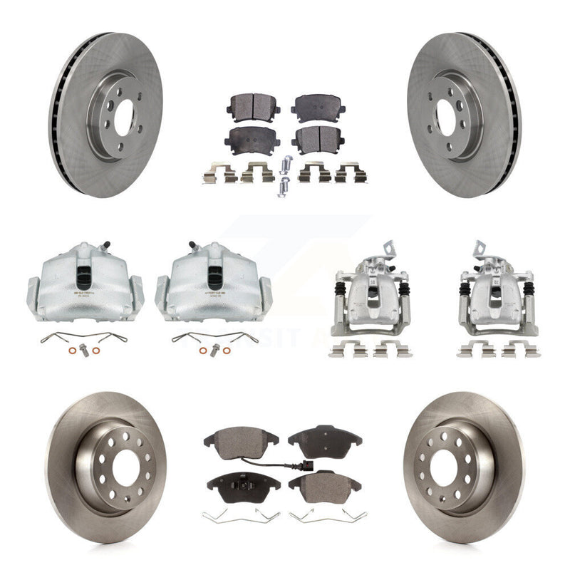 Transit Auto KC8-101105T Disc Brake Kit for 2012 Volkswagen CC - Front and Rear product image