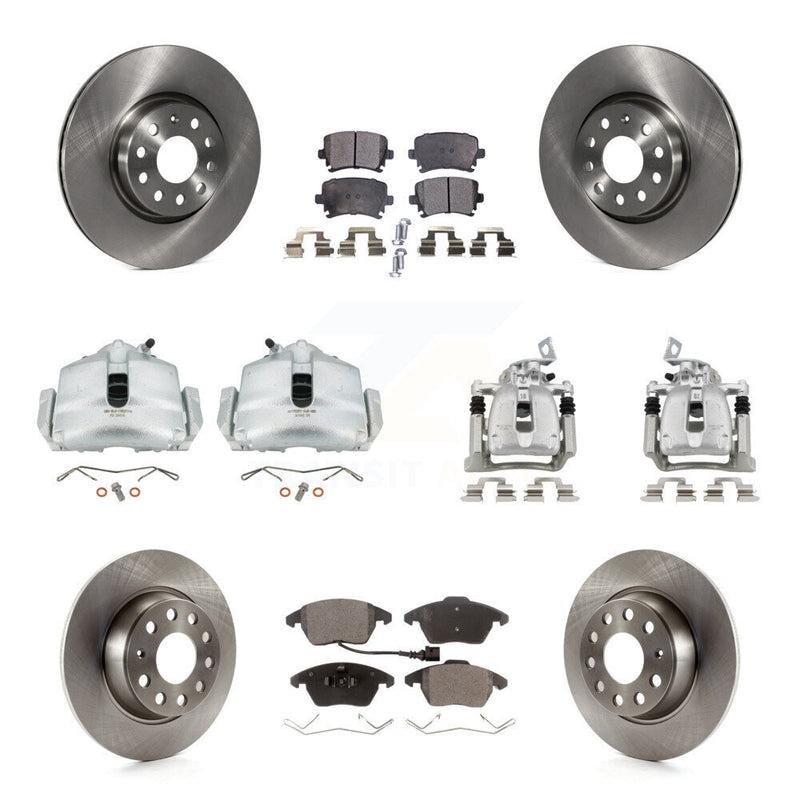 Transit Auto KC8-101108T Disc Brake Kit for 2008 Volkswagen Passat - Front and Rear product image