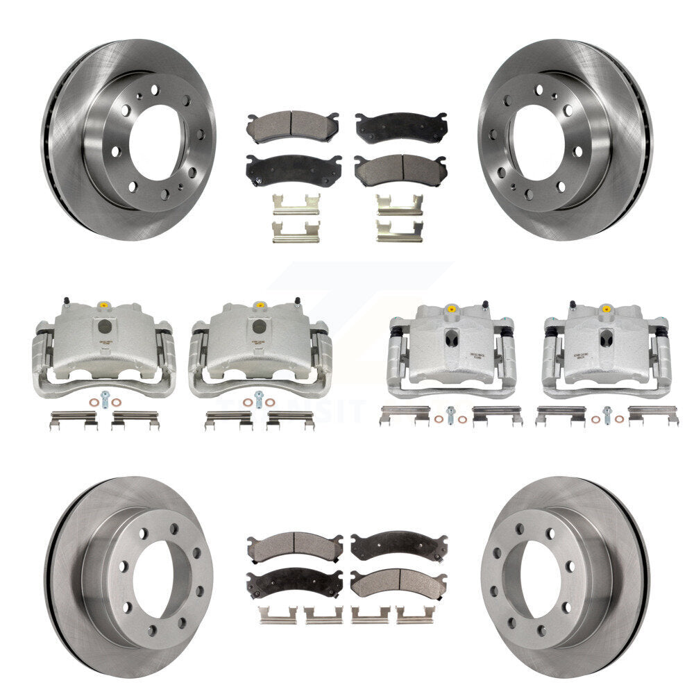 Transit Auto KC8-101111P Disc Brake Kit for 1999-2013 Chevrolet Suburban 2500, GMC Yukon XL 2500, Chevrolet Silverado 2500 HD & more - Front and Rear product image