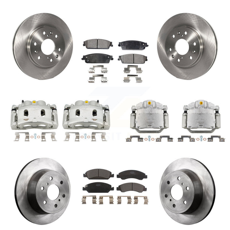 Transit Auto KC8-101112T Disc Brake Kit for 2008-2014 Chevrolet Silverado 1500, Cadillac Escalade, Cadillac Escalade ESV & more - Front and Rear product image