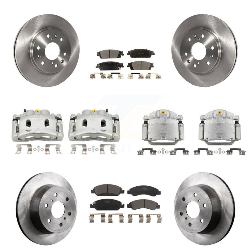 Transit Auto KC8-101113T Disc Brake Kit for 2014-2020 Chevrolet Suburban, Cadillac Escalade, Cadillac Escalade ESV & more - Front and Rear product image