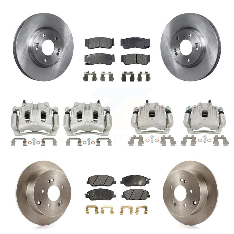 Transit Auto KC8-101114P Disc Brake Kit for 2007-2009 Hyundai Santa Fe - Front and Rear product image