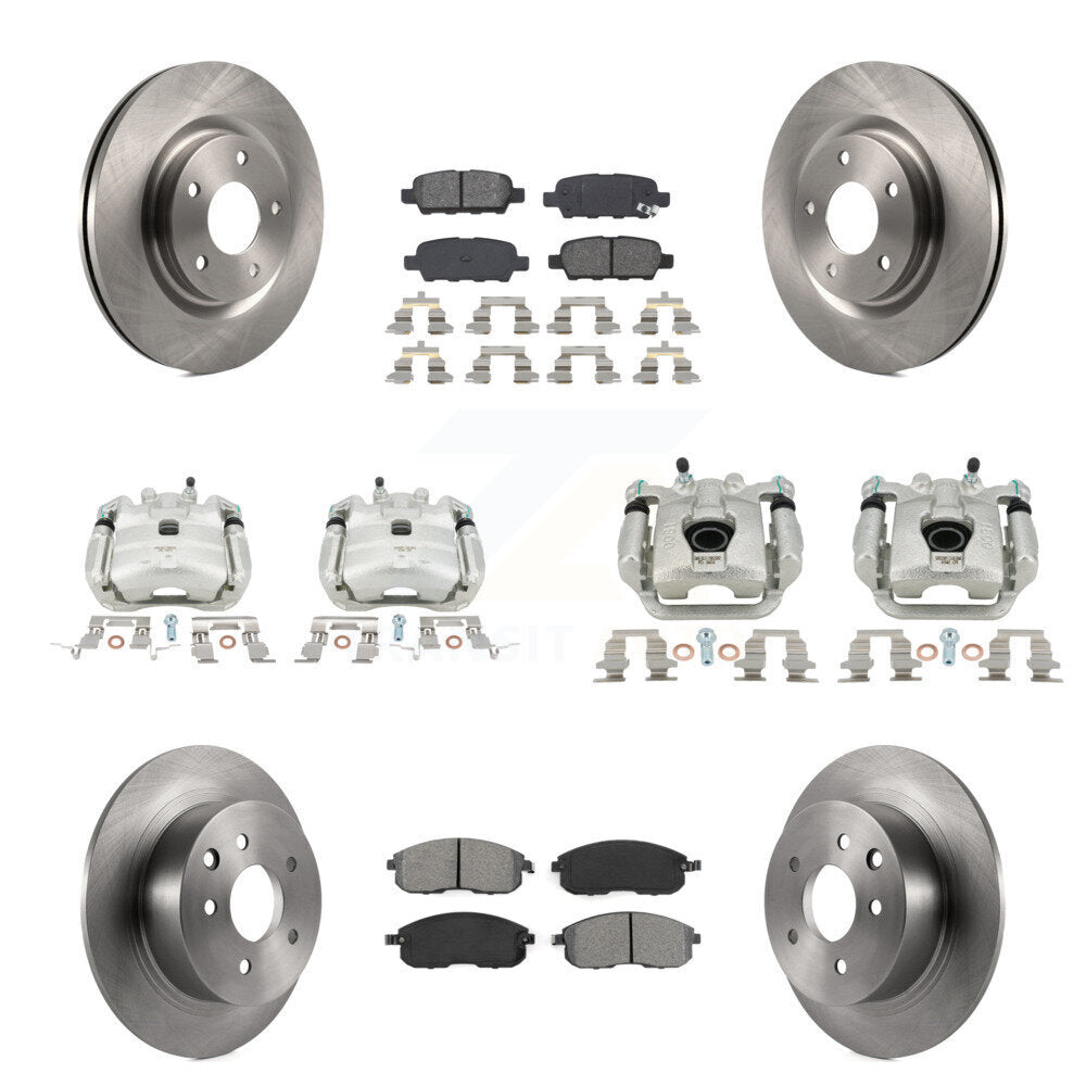 Transit Auto KC8-101115S Disc Brake Kit for 2011-2019 Nissan Juke, Nissan Sentra - Front and Rear product image