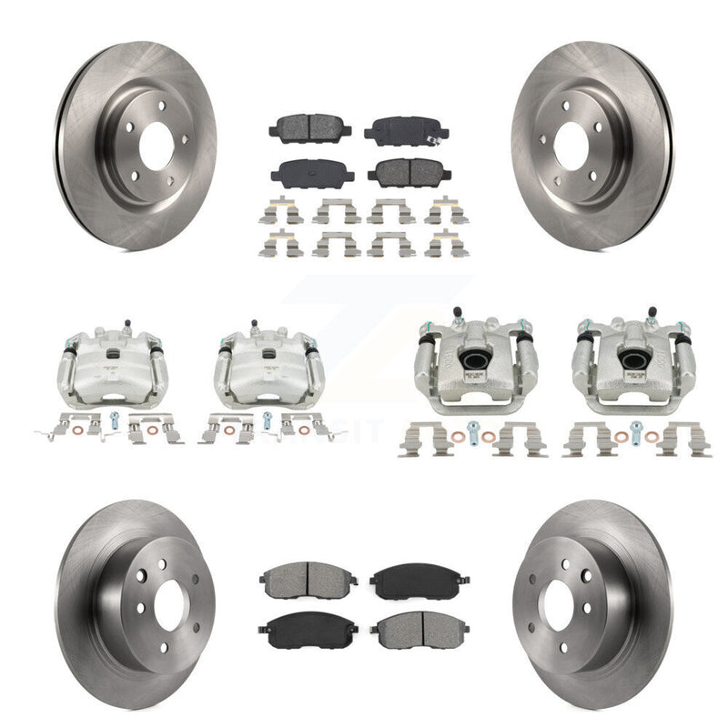 Transit Auto KC8-101115S Disc Brake Kit for 2011-2019 Nissan Juke, Nissan Sentra - Front and Rear product image