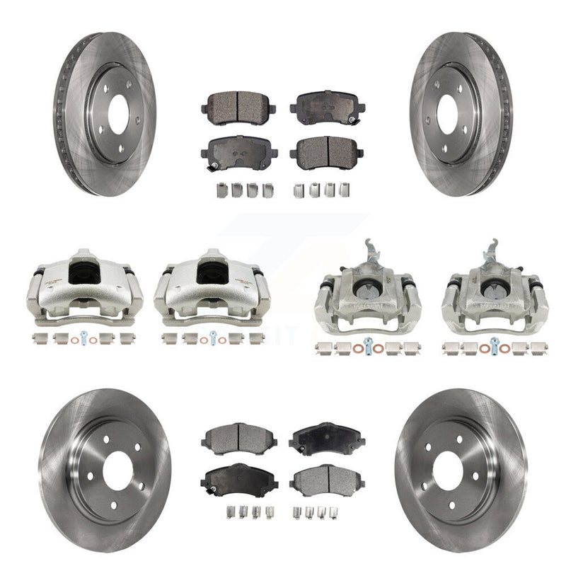 Transit Auto KC8-101116P Disc Brake Kit for 2009-2011 Dodge Journey - Front and Rear product image