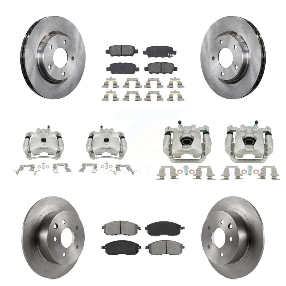 Transit Auto KC8-101116S Disc Brake Kit for 2013-2019 Nissan Sentra - Front and Rear product image