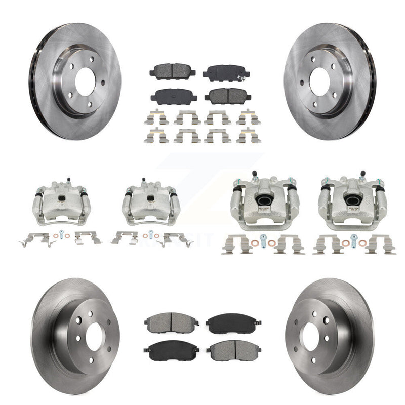 Transit Auto KC8-101116S Disc Brake Kit for 2013-2019 Nissan Sentra - Front and Rear product image