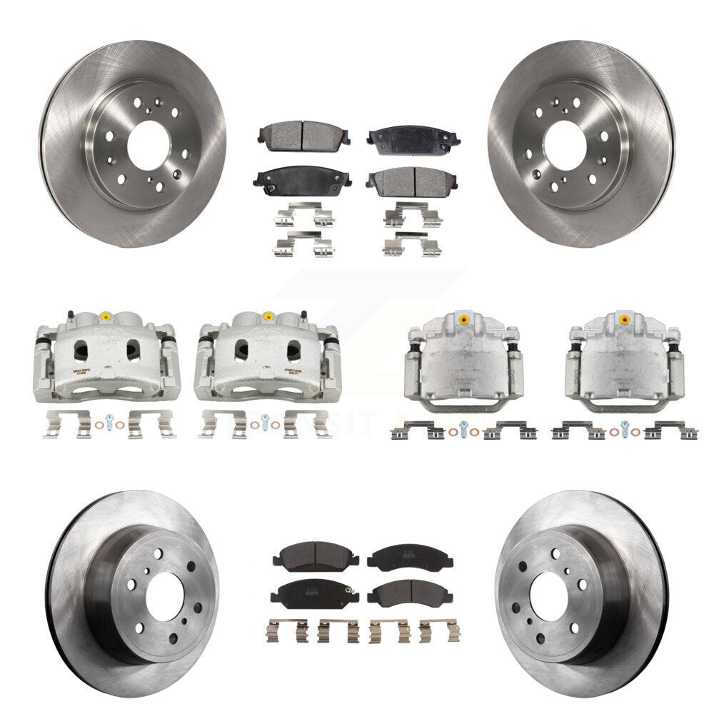 Transit Auto KC8-101117P Disc Brake Kit for 2008-2014 Chevrolet Silverado 1500, Cadillac Escalade, Cadillac Escalade ESV & more - Front and Rear product image