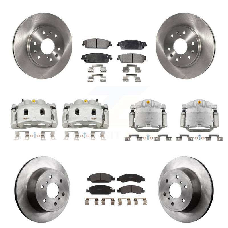 Transit Auto KC8-101117P Disc Brake Kit for 2008-2014 Chevrolet Silverado 1500, Cadillac Escalade, Cadillac Escalade ESV & more - Front and Rear product image