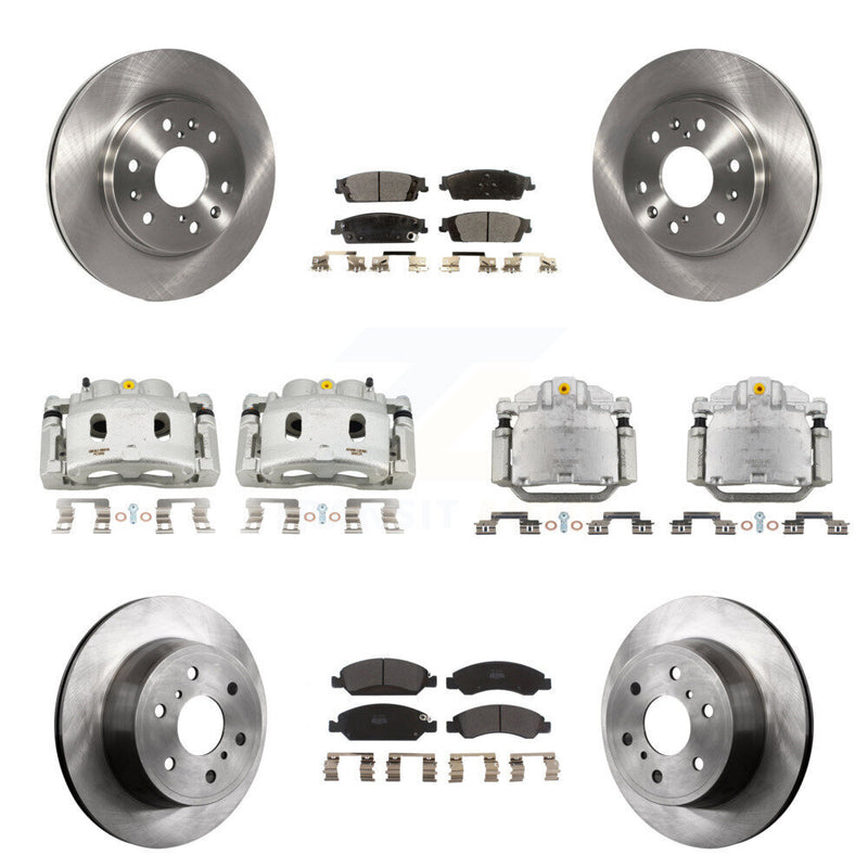 Transit Auto KC8-101118P Disc Brake Kit for 2014-2020 Chevrolet Suburban, Cadillac Escalade, Cadillac Escalade ESV & more - Front and Rear product image