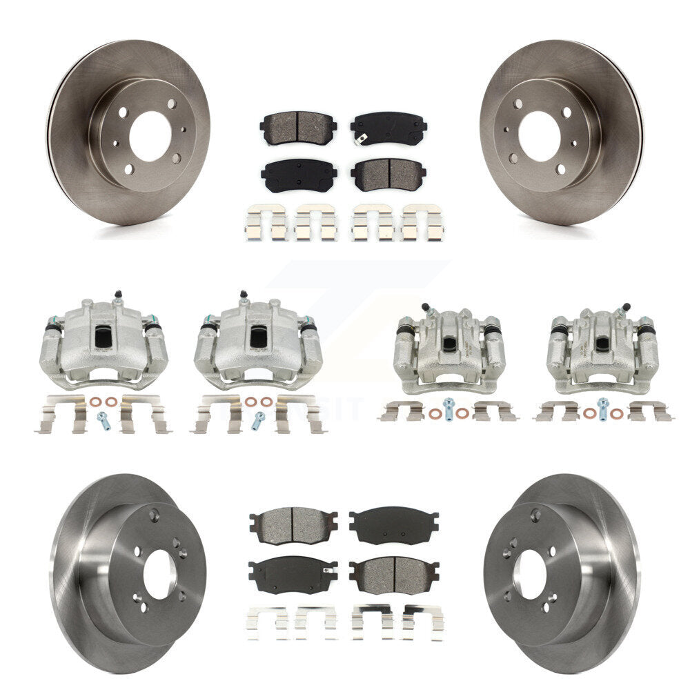 Transit Auto KC8-101118S Disc Brake Kit for 2006 Hyundai Accent - Front and Rear product image