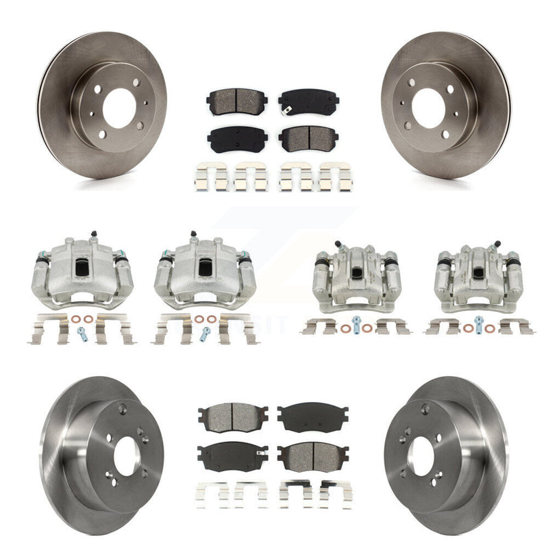 Transit Auto KC8-101118S Disc Brake Kit for 2006 Hyundai Accent - Front and Rear product image
