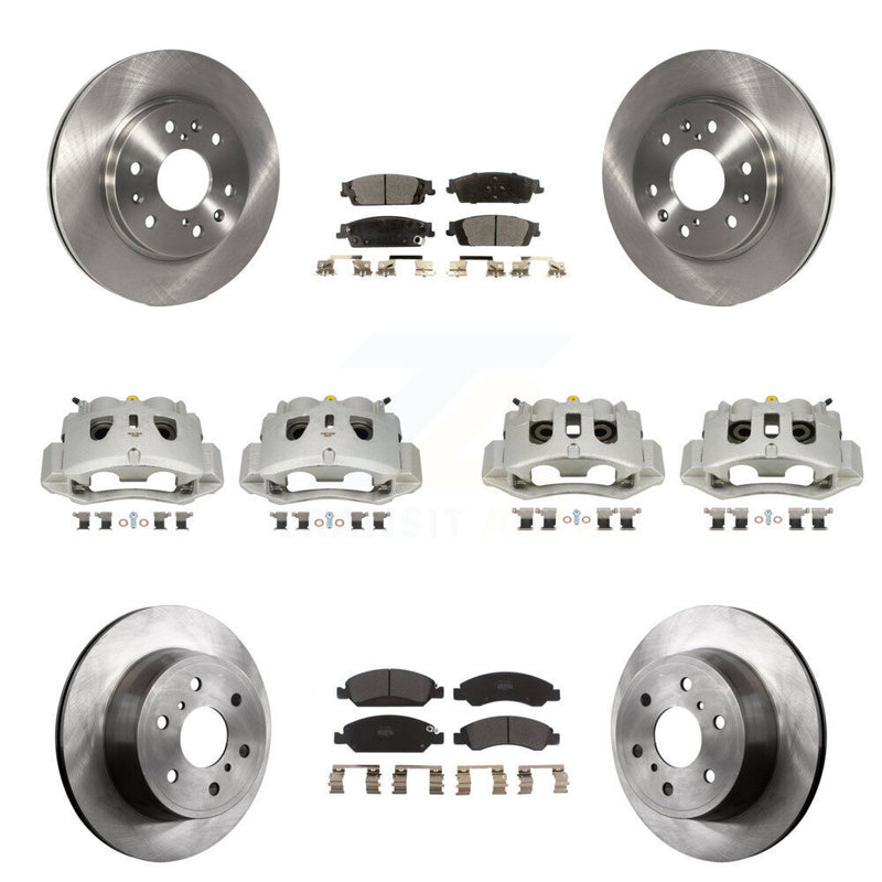 Transit Auto KC8-101121P Disc Brake Kit for 2016 Chevrolet Suburban - Front and Rear product image