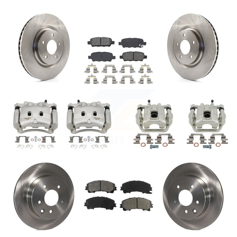 Transit Auto KC8-101122S Disc Brake Kit for 2014-2019 Nissan Rogue - Front and Rear product image