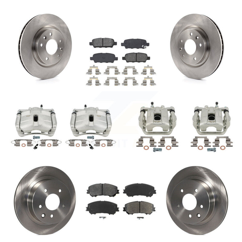 Transit Auto KC8-101123S Disc Brake Kit for 2014-2022 Nissan Rogue, Nissan Rogue Sport - Front and Rear product image