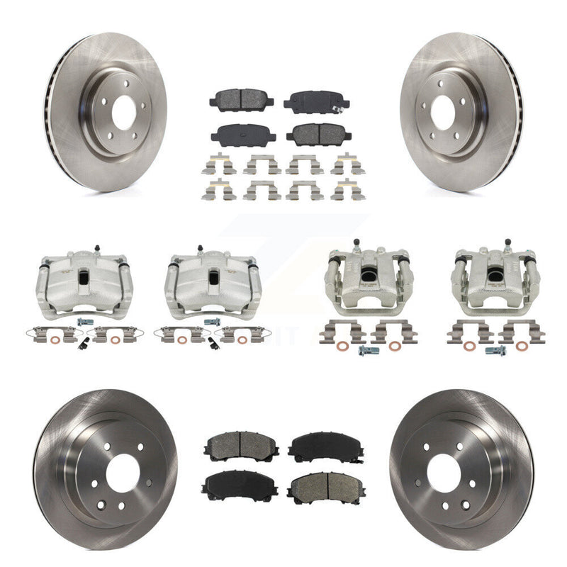 Transit Auto KC8-101124S Disc Brake Kit for 2014-2015 Nissan Rogue - Front and Rear product image