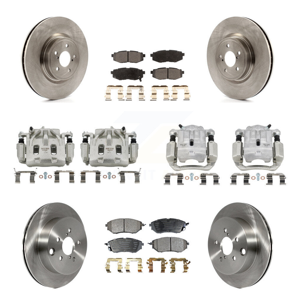 Transit Auto KC8-101125T Disc Brake Kit for 2014-2018 Subaru Forester - Front and Rear product image
