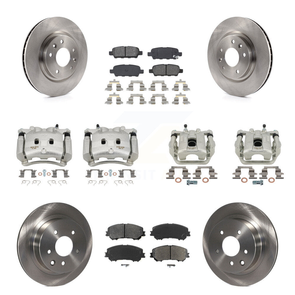Transit Auto KC8-101126S Disc Brake Kit for 2017 Nissan Rogue - Front and Rear product image