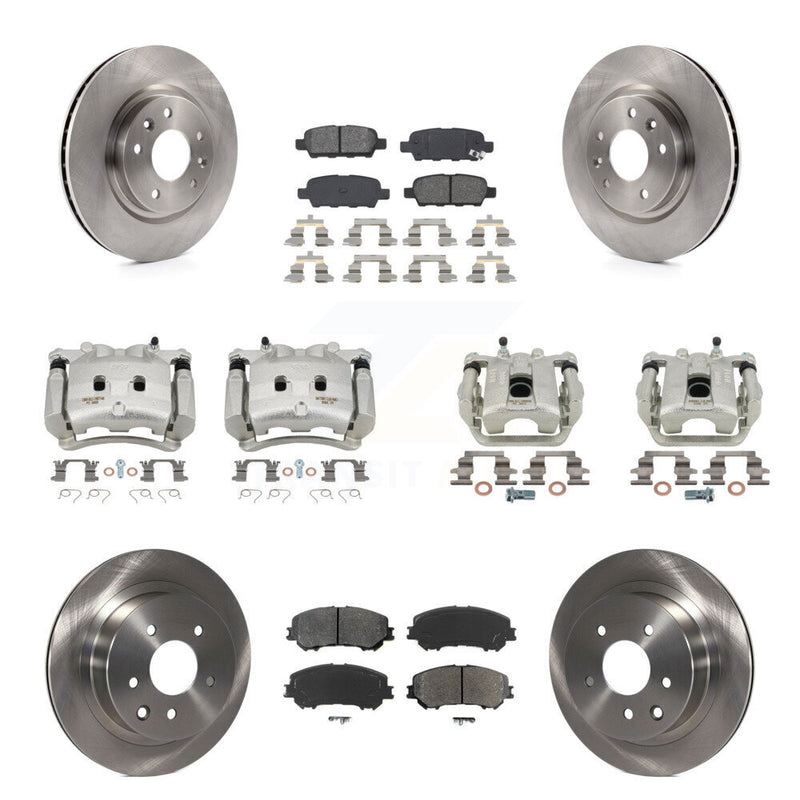 Transit Auto KC8-101126S Disc Brake Kit for 2017 Nissan Rogue - Front and Rear product image