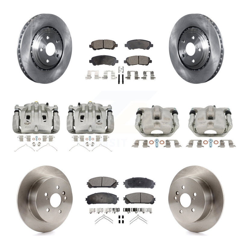 Transit Auto KC8-101127T Disc Brake Kit for 2008-2013 Toyota Highlander - Front and Rear product image