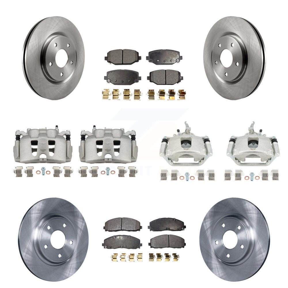 Transit Auto KC8-101128P Disc Brake Kit for 2014-2020 Dodge Journey - Front and Rear product image