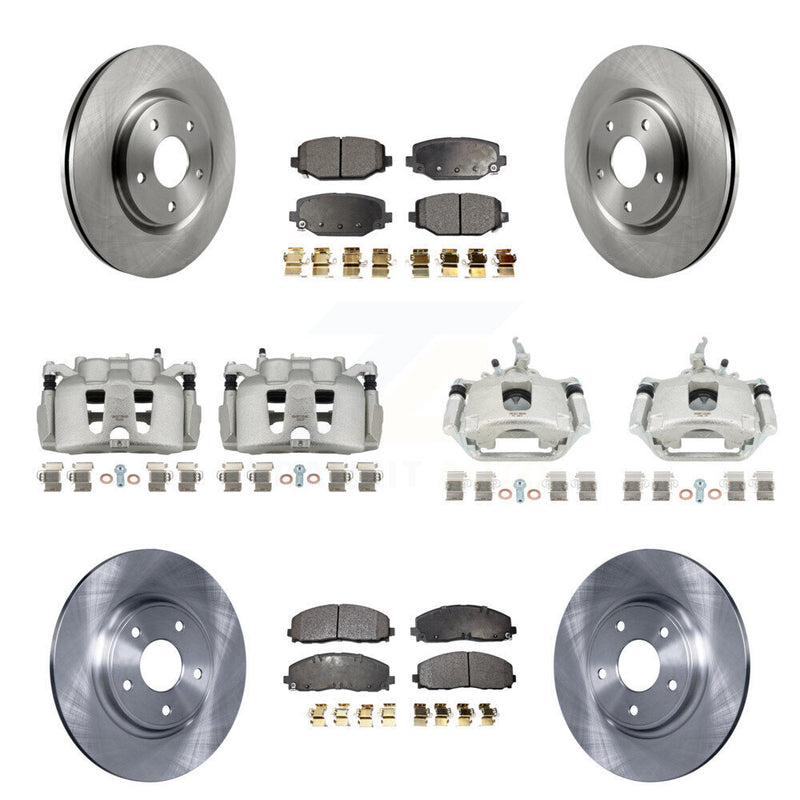 Transit Auto KC8-101128P Disc Brake Kit for 2014-2020 Dodge Journey - Front and Rear product image