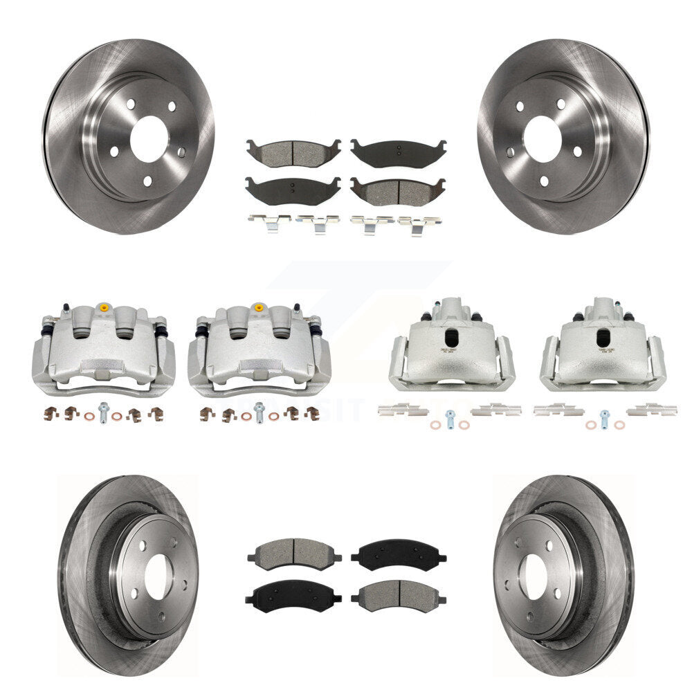 Transit Auto KC8-101128S Disc Brake Kit for 2009-2022 Ram 1500 Classic, Ram 1500, Dodge Ram 1500 - Front and Rear product image