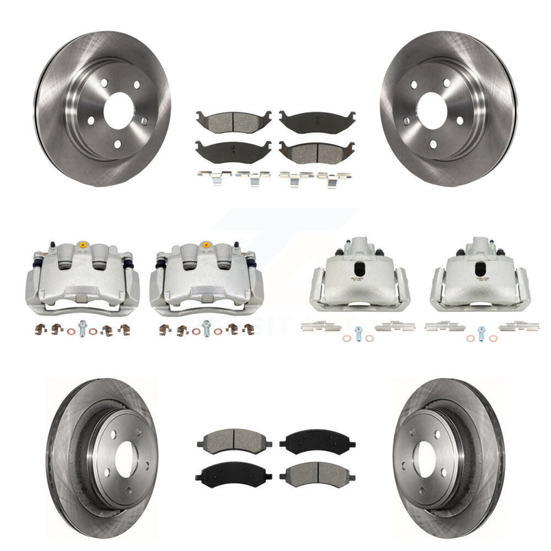 Transit Auto KC8-101128S Disc Brake Kit for 2009-2022 Ram 1500 Classic, Ram 1500, Dodge Ram 1500 - Front and Rear product image