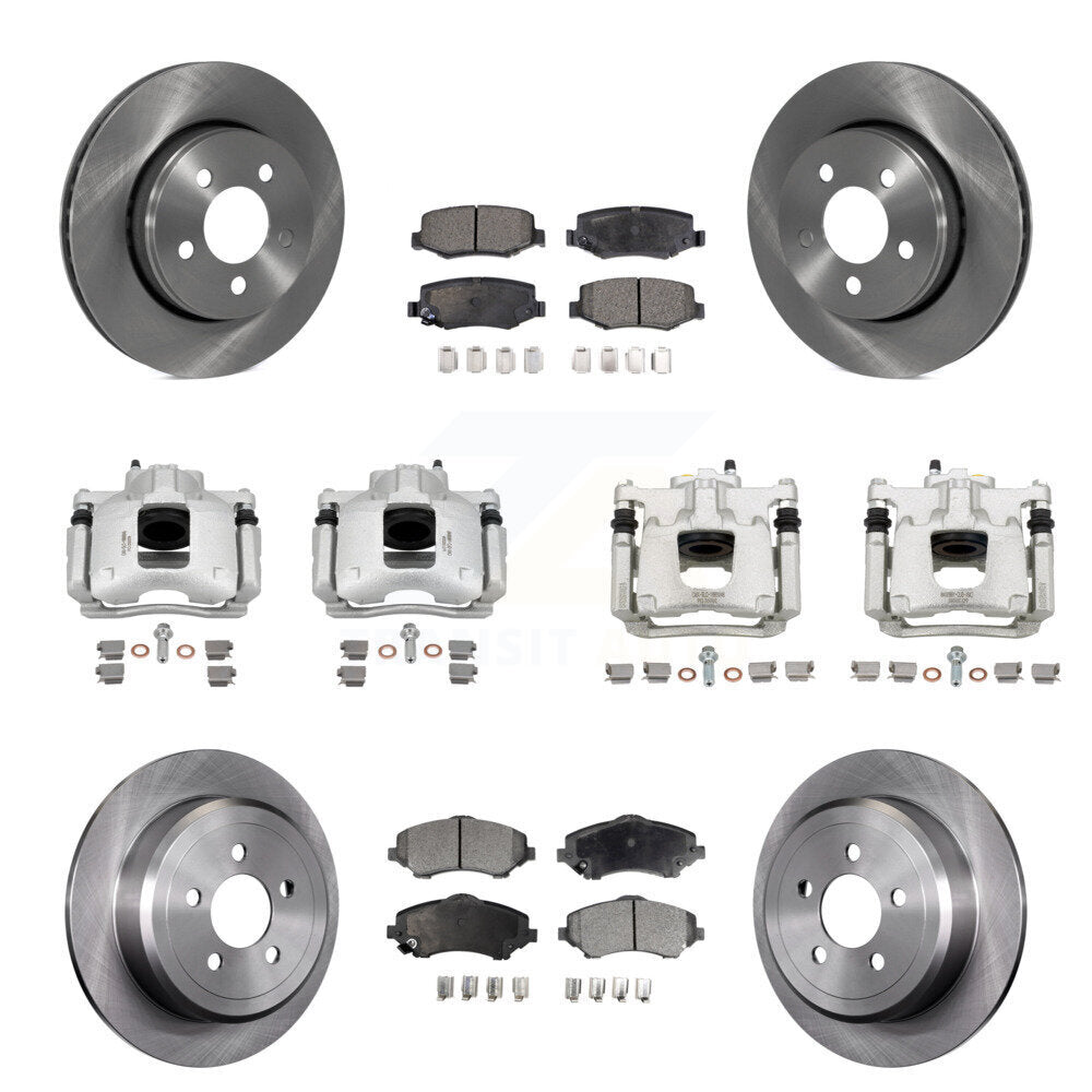 Transit Auto KC8-101128T Disc Brake Kit for 2007-2008 Dodge Nitro - Front and Rear product image