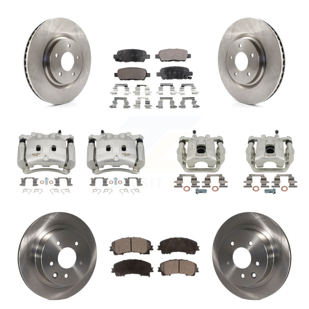 Transit Auto KC8-101129P Disc Brake Kit for 2014-2019 Nissan Rogue - Front and Rear product image
