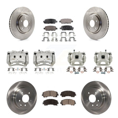 Transit Auto KC8-101129P Disc Brake Kit for 2014-2019 Nissan Rogue - Front and Rear product image
