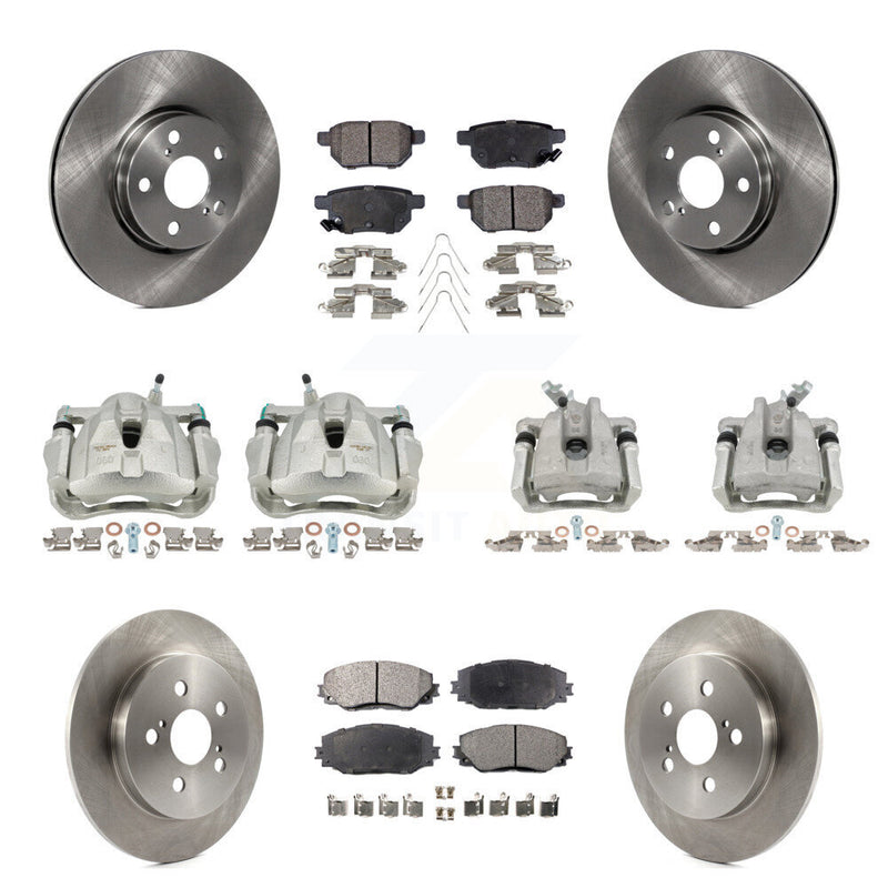 Transit Auto KC8-101130T Disc Brake Kit for 2009-2019 Toyota Corolla, Toyota Matrix, Pontiac Vibe - Front and Rear product image