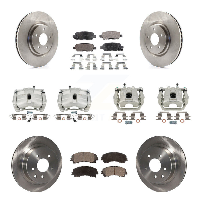 Transit Auto KC8-101131P Disc Brake Kit for 2014-2015 Nissan Rogue - Front and Rear product image