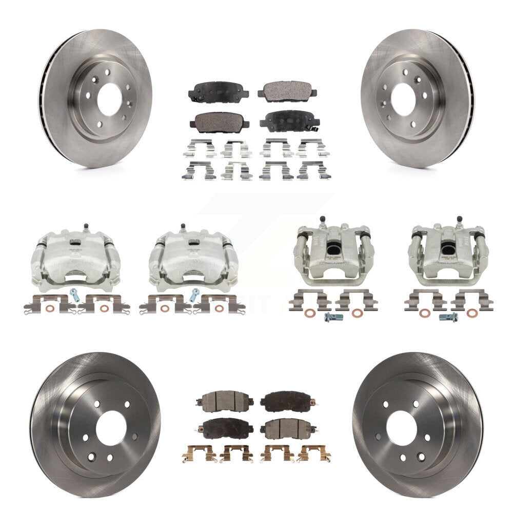 Transit Auto KC8-101132P Disc Brake Kit for 2015-2017 Nissan LEAF - Front and Rear product image