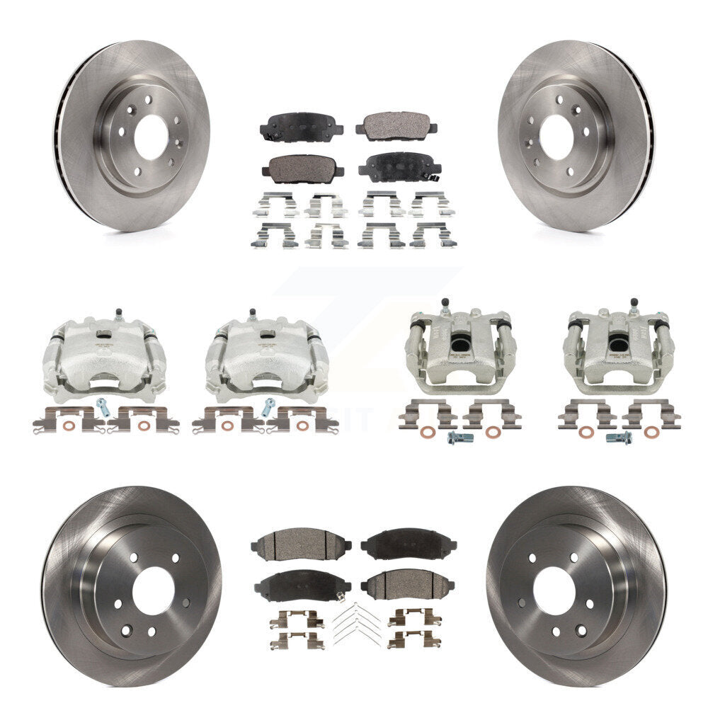 Transit Auto KC8-101133P Disc Brake Kit for 2015 Nissan LEAF - Front and Rear product image