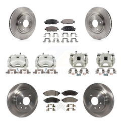 Transit Auto KC8-101133P Disc Brake Kit for 2015 Nissan LEAF - Front and Rear product image