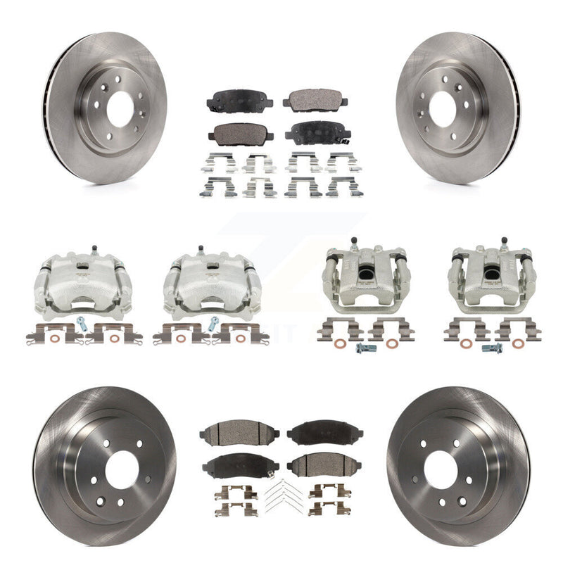 Transit Auto KC8-101133P Disc Brake Kit for 2015 Nissan LEAF - Front and Rear product image