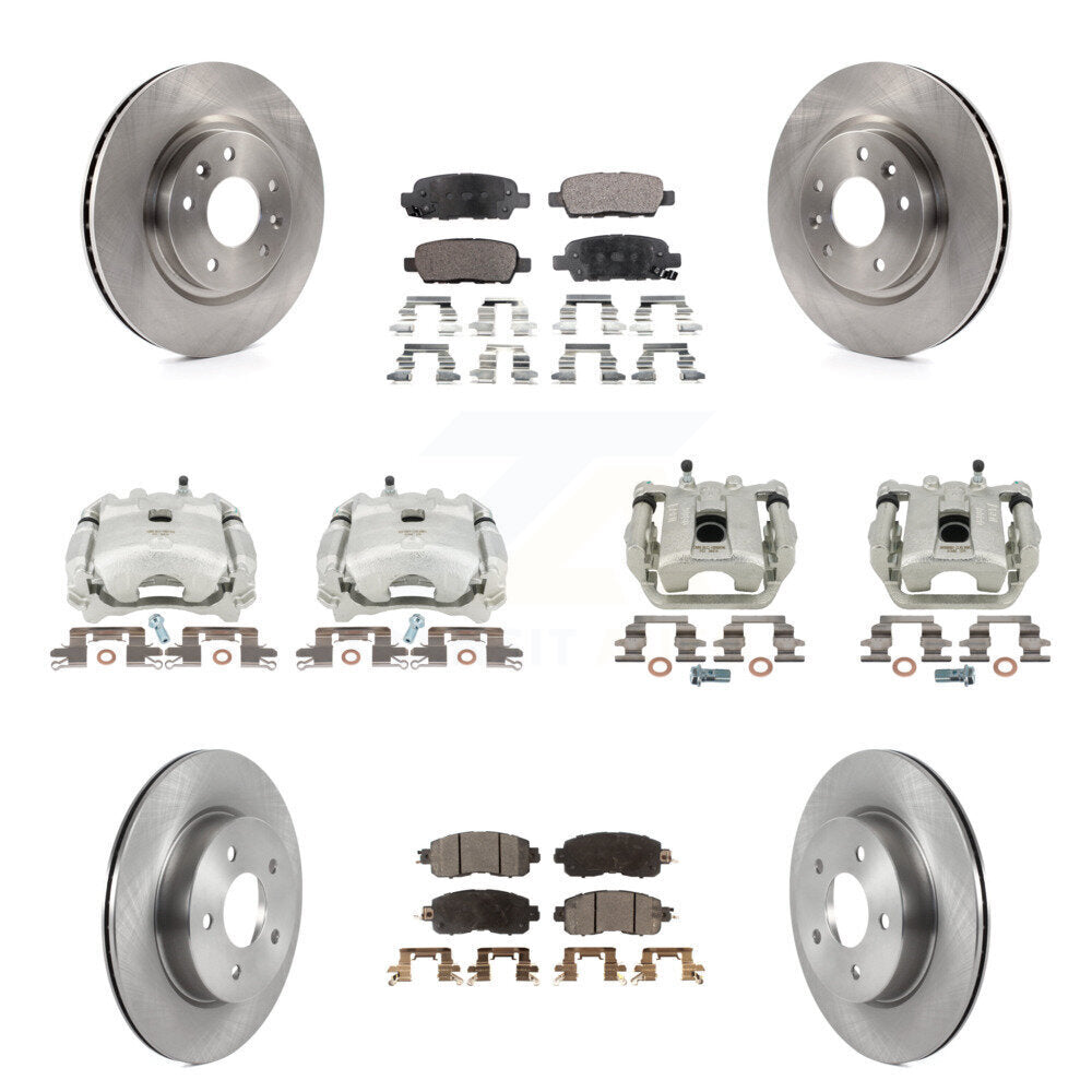 Transit Auto KC8-101134P Disc Brake Kit for 2017 Nissan LEAF - Front and Rear product image