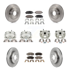 Transit Auto KC8-101134P Disc Brake Kit for 2017 Nissan LEAF - Front and Rear product image