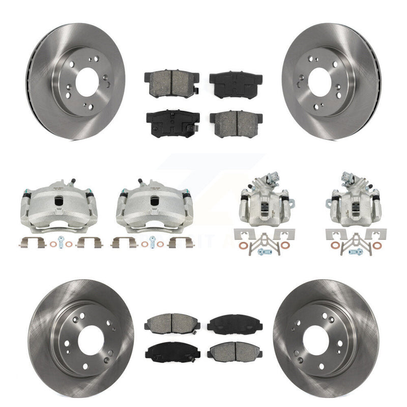 Transit Auto KC8-101134S Disc Brake Kit for 2006-2011 Honda Civic - Front and Rear product image