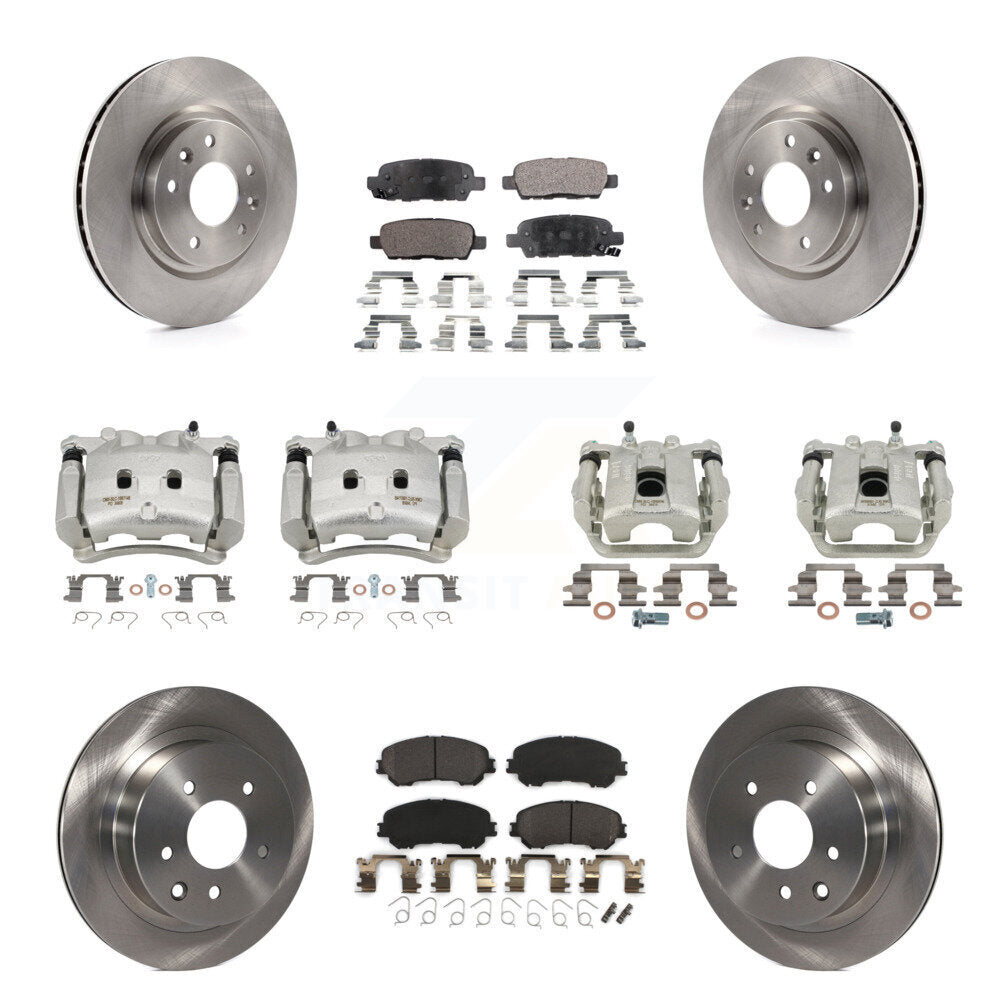 Transit Auto KC8-101135P Disc Brake Kit for 2017 Nissan Rogue - Front and Rear product image