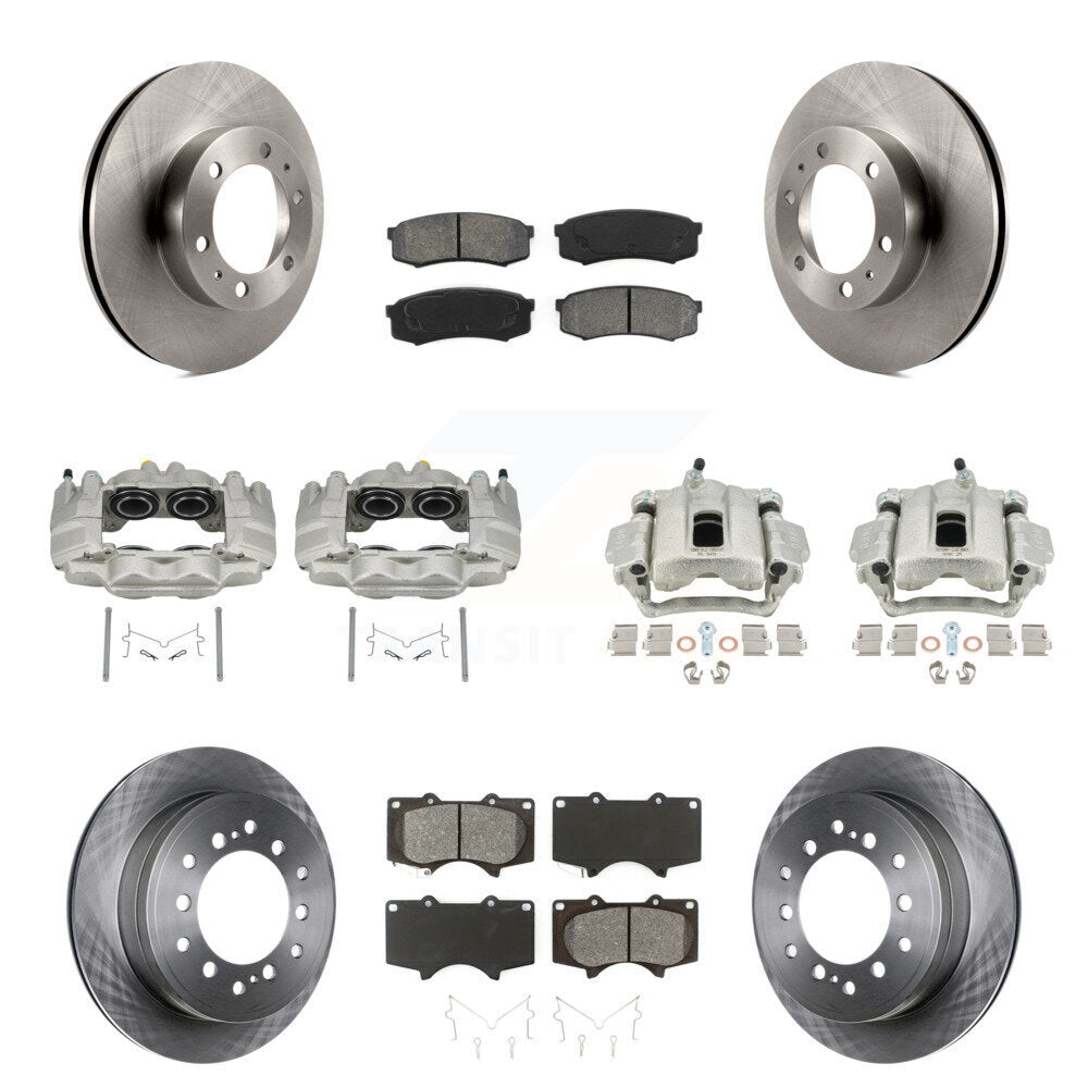 Transit Auto KC8-101136S Disc Brake Kit for 2010-2014 Toyota FJ Cruiser - Front and Rear product image