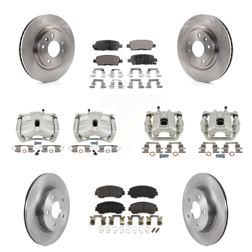 Transit Auto KC8-101137P Disc Brake Kit for 2019 Nissan Rogue Sport - Front and Rear product image