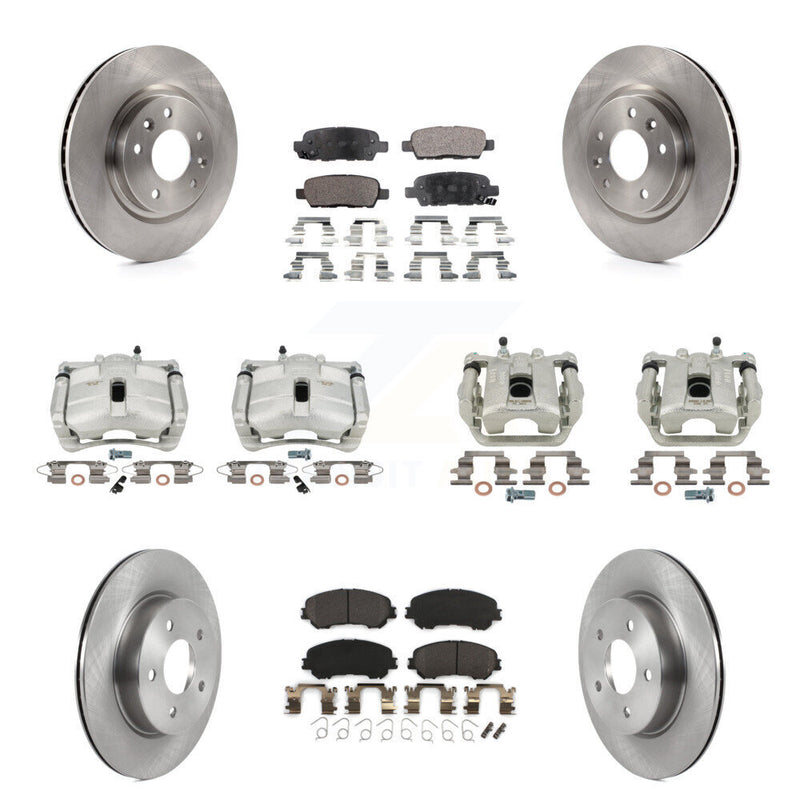 Transit Auto KC8-101137P Disc Brake Kit for 2019 Nissan Rogue Sport - Front and Rear product image