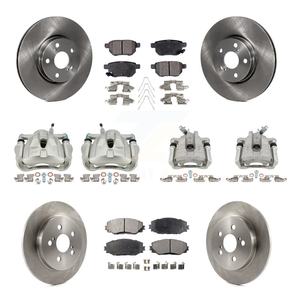 Transit Auto KC8-101138P Disc Brake Kit for 2009-2019 Toyota Corolla, Toyota Matrix, Pontiac Vibe - Front and Rear product image