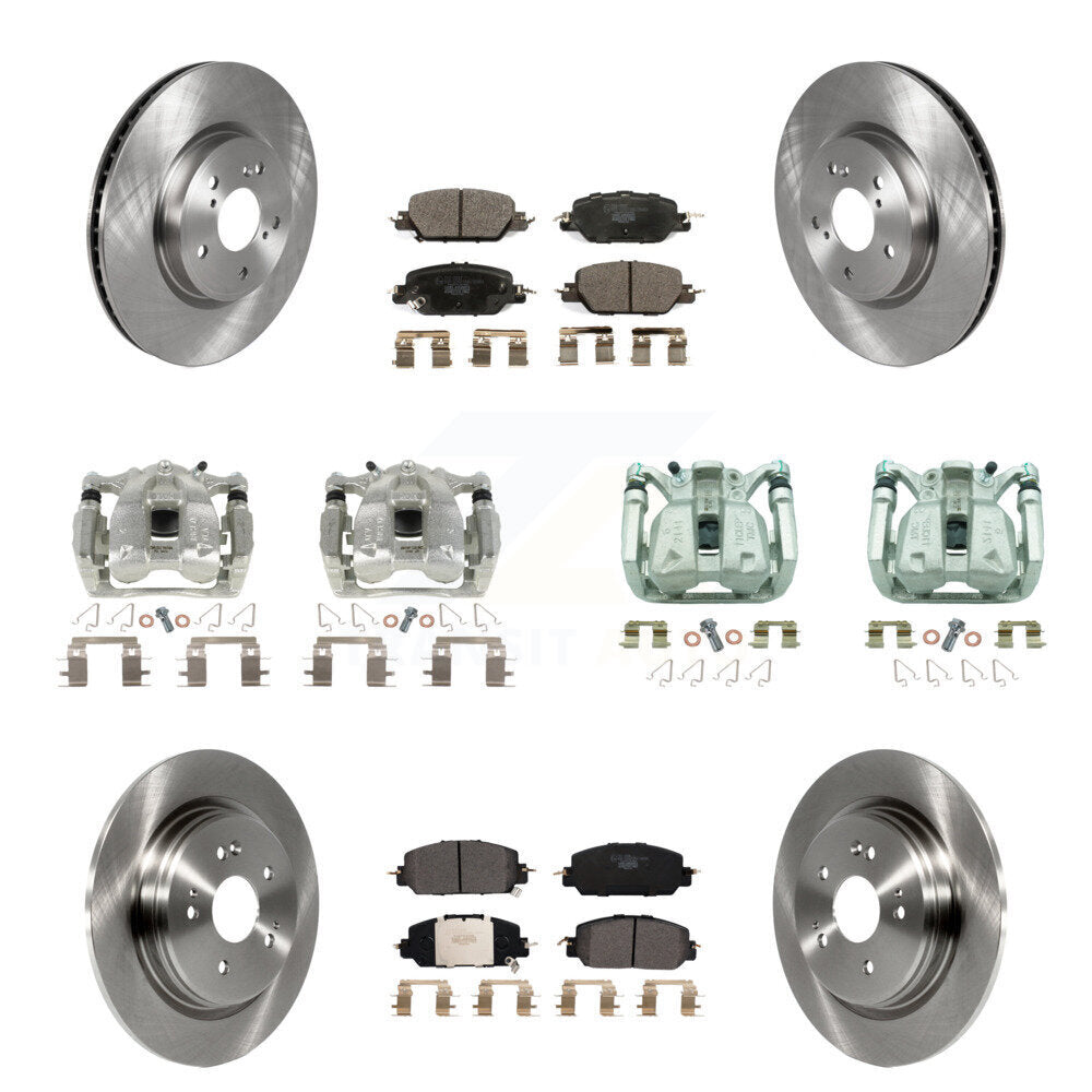 Transit Auto KC8-101139T Disc Brake Kit for 2017-2022 Honda CR-V - Front and Rear product image