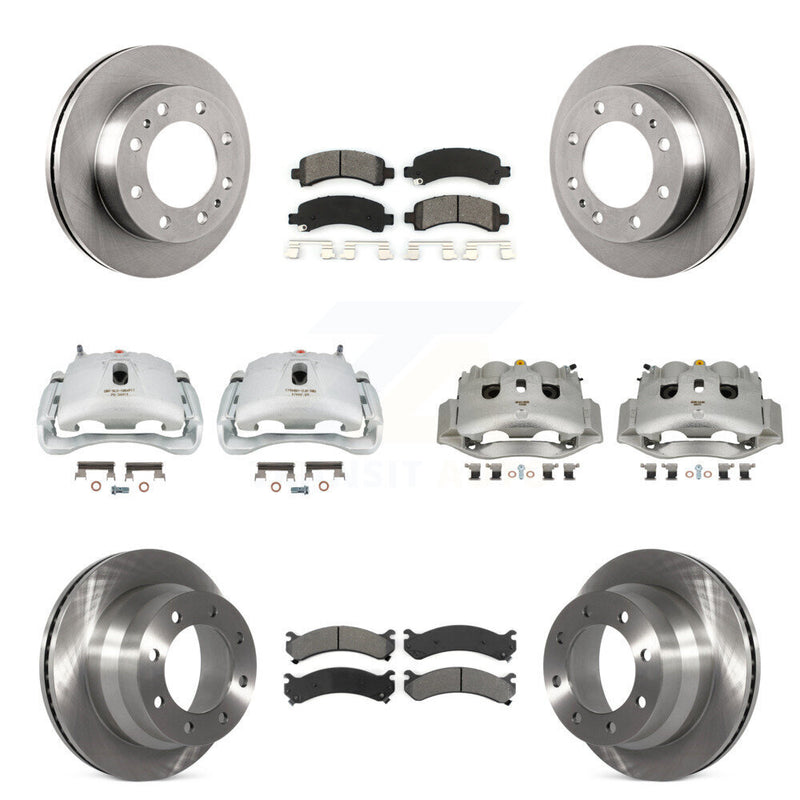 Transit Auto KC8-101141S Disc Brake Kit for 2016 Chevrolet Express 4500 - Front and Rear product image