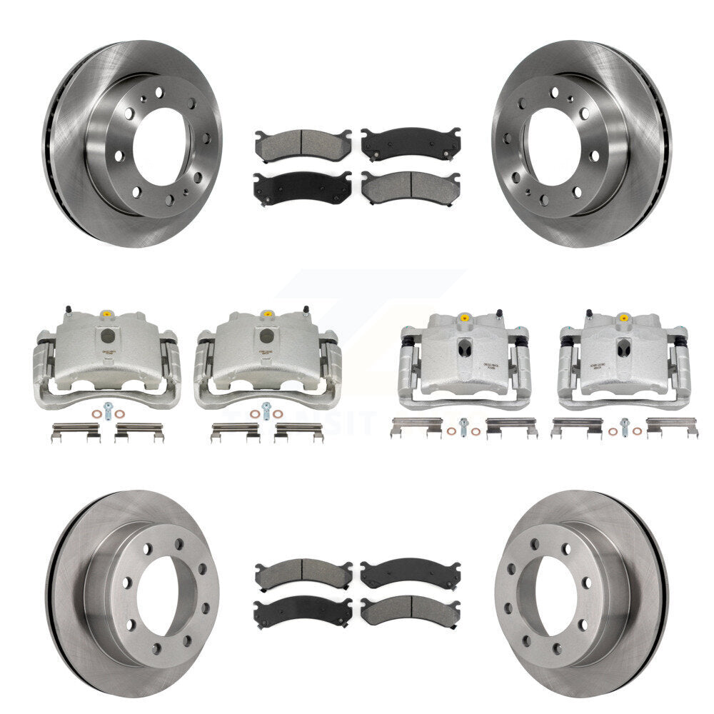 Transit Auto KC8-101142S Disc Brake Kit for 1999-2013 Chevrolet Suburban 2500, GMC Yukon XL 2500, Chevrolet Silverado 2500 HD & more - Front and Rear product image